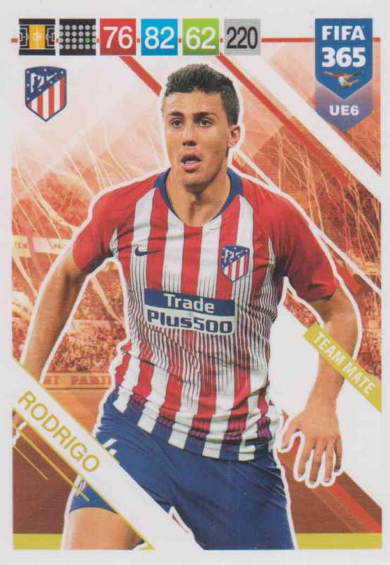 Adrenalyn XL FIFA 365 2019 UPDATE #006 Rodrigo (Atlético de Madrid)  Team Mate