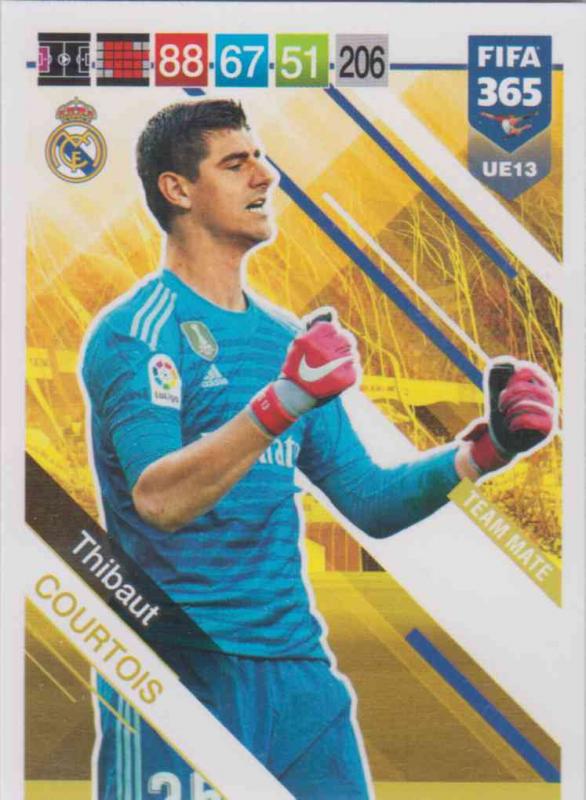 Adrenalyn XL FIFA 365 2019 UPDATE #013 Thibaut Courtois (Real Madrid CF)  Team Mate