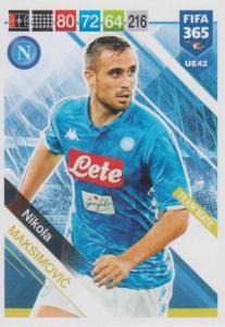 Adrenalyn XL FIFA 365 2019 UPDATE #042 Nikola Maksimović (SSC Napoli)  Team Mate