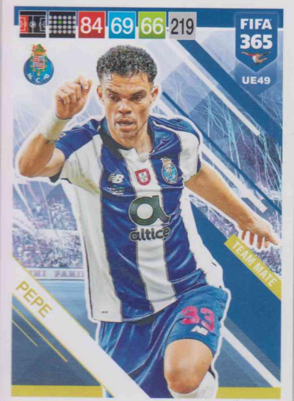 Adrenalyn XL FIFA 365 2019 UPDATE #049 Pepe (FC Porto)  Team Mate