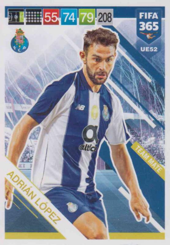 Adrenalyn XL FIFA 365 2019 UPDATE #052 Adrián López (FC Porto)  Team Mate