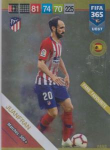 Adrenalyn XL FIFA 365 2019 UPDATE #067 Juanfran (Atlético de Madrid)  Fans' Favourites
