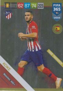 Adrenalyn XL FIFA 365 2019 UPDATE #069 Koke (Atlético de Madrid)  Fans' Favourites