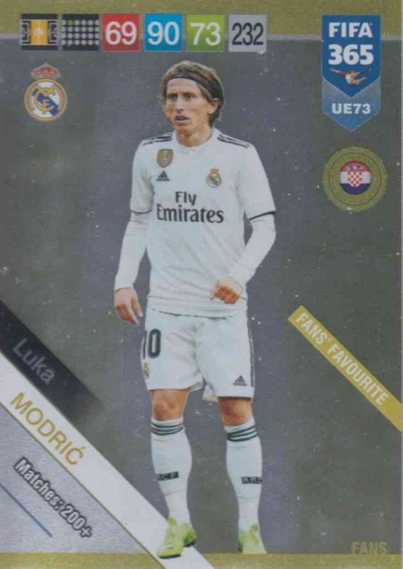Adrenalyn XL FIFA 365 2019 UPDATE #073 Luka Modrić (Real Madrid CF)  Fans' Favourites