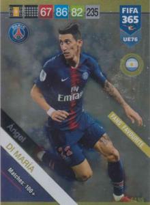 Adrenalyn XL FIFA 365 2019 UPDATE #076 Ángel Di María (Paris Saint-Germain)  Fans' Favourites