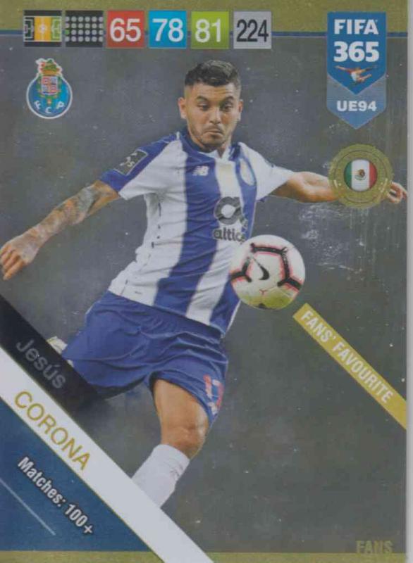 Adrenalyn XL FIFA 365 2019 UPDATE #094 Jesús Corona (FC Porto)  Fans' Favourites