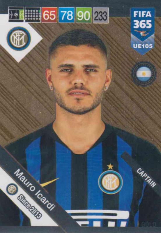 Adrenalyn XL FIFA 365 2019 UPDATE #105 Mauro Icardi (FC Internazionale)  Captains