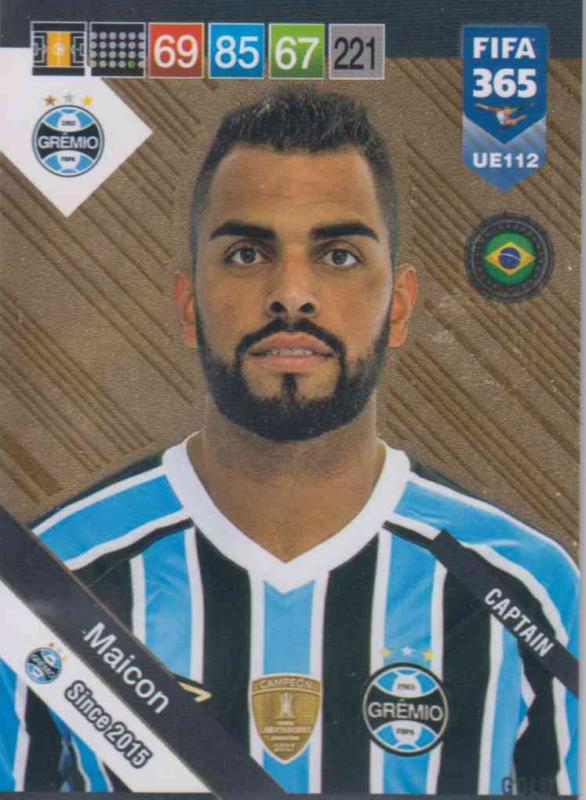 Adrenalyn XL FIFA 365 2019 UPDATE #112 Maicon (Grêmio)  Captains