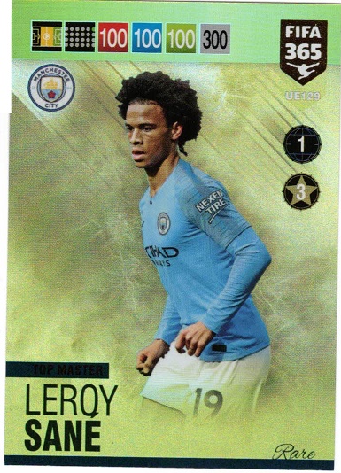 Adrenalyn XL FIFA 365 2019 UPDATE #129 Leroy Sané (Manchester City FC)  Top Masters
