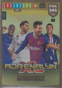 Adrenalyn XL FIFA 365 2020 - 001 Kante, Ramos, Messi, Mbappé  - Invincible