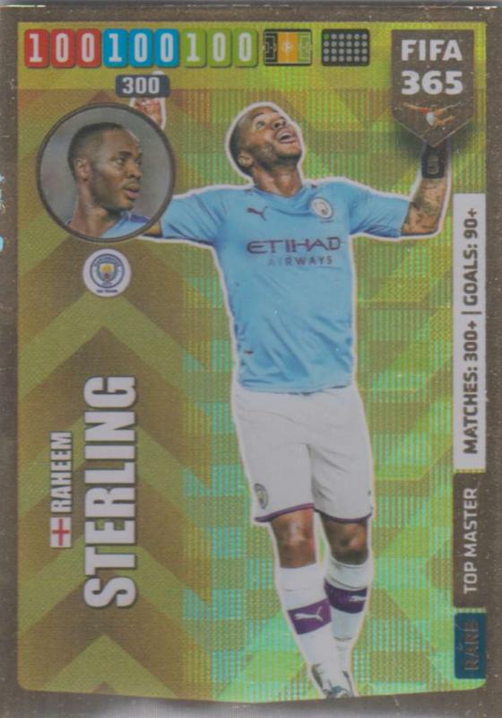 Adrenalyn XL FIFA 365 2020 - 005 Raheem Sterling  - Manchester City - Top Master