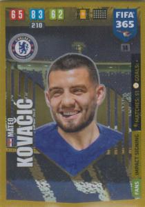 Adrenalyn XL FIFA 365 2020 - 014 Mateo Kovačić  - Chelsea - Impact Signing