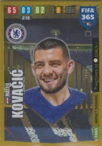Adrenalyn XL FIFA 365 2020 - 014 Mateo Kovačić  - Chelsea - Impact Signing
