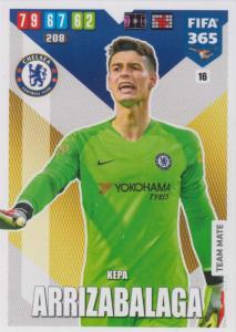 Adrenalyn XL FIFA 365 2020 - 016 Kepa Arrizabalaga  - Chelsea - Team Mate