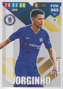 Adrenalyn XL FIFA 365 2020 - 022 Jorginho  - Chelsea - Team Mate