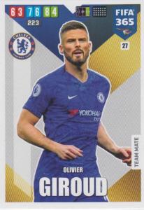 Adrenalyn XL FIFA 365 2020 - 027 Olivier Giroud  - Chelsea - Team Mate
