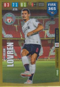 Adrenalyn XL FIFA 365 2020 - 030 Dejan Lovren  - Liverpool - Fans' Favourite