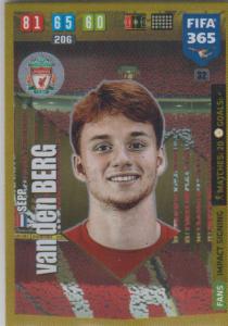 Adrenalyn XL FIFA 365 2020 - 032 Sepp van den Berg  - Liverpool -  Impact Signing