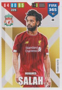 Adrenalyn XL FIFA 365 2020 - 044 Mohamed Salah  - Liverpool - Team Mate