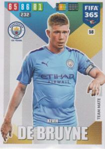 Adrenalyn XL FIFA 365 2020 - 058 Kevin De Bruyne  - Manchester City - Team Mate