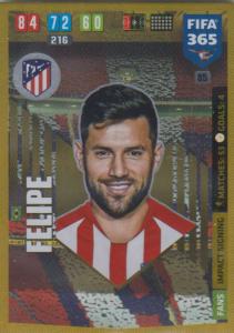 Adrenalyn XL FIFA 365 2020 - 085 Felipe  - Club Atlético de Madrid - Impact Signing