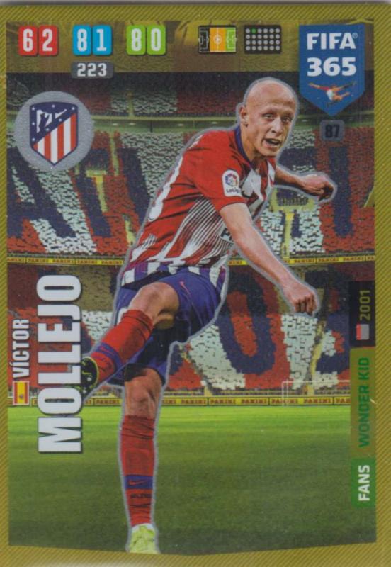 Adrenalyn XL FIFA 365 2020 - 087 Victor Molejo  - Club Atlético de Madrid - Wonder Kid