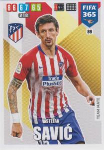 Adrenalyn XL FIFA 365 2020 - 089 Stefan Savić  - Club Atlético de Madrid - Team Mate