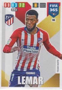 Adrenalyn XL FIFA 365 2020 - 096 Thomas Lemar  - Club Atlético de Madrid - Team Mate
