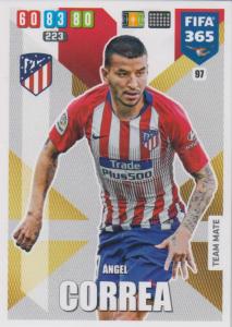 Adrenalyn XL FIFA 365 2020 - 097 Ángel Correa  - Club Atlético de Madrid - Team Mate