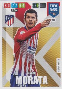 Adrenalyn XL FIFA 365 2020 - 098 Álvaro Morata  - Club Atlético de Madrid - Team Mate