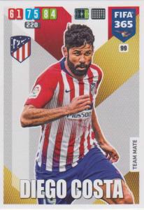 Adrenalyn XL FIFA 365 2020 - 099 Diego Costa  - Club Atlético de Madrid - Team Mate