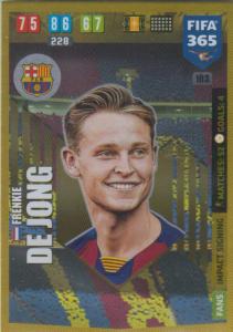 Adrenalyn XL FIFA 365 2020 - 103 Frenkie de Jong  - FC Barcelona - Impact Signing
