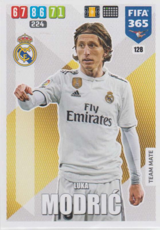 Adrenalyn XL FIFA 365 2020 - 128 Luka Modrić  - Real Madrid CF - Team Mate