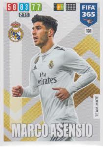 Adrenalyn XL FIFA 365 2020 - 131 Marco Asensio  - Real Madrid CF - Team Mate