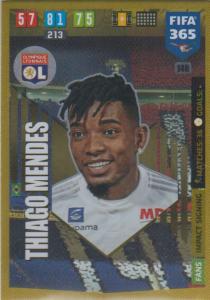 Adrenalyn XL FIFA 365 2020 - 140 Thiago Mendes  - Olympique Lyonnais - Impact Signing