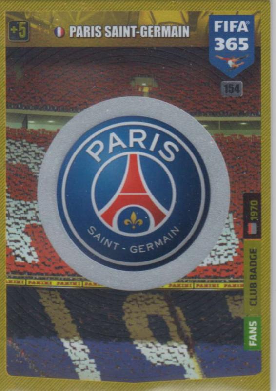 Adrenalyn XL FIFA 365 2020 - 154 Club Badge  - Paris Saint-Germain - Club Badge