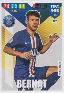 Adrenalyn XL FIFA 365 2020 - 162 Juan Bernat  - Paris Saint-Germain - Team Mate