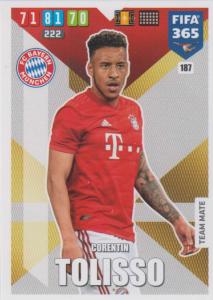 Adrenalyn XL FIFA 365 2020 - 187 Corentin Tolisso  - FC Bayern München - Team Mate