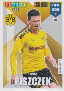 Adrenalyn XL FIFA 365 2020 - 199 Łukasz Piszczek  - Borussia Dortmund - Team Mate