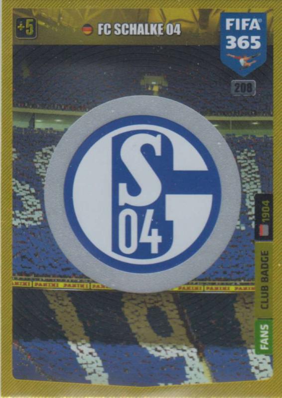 Adrenalyn XL FIFA 365 2020 - 208 Club Badge  - FC Schalke 04 - Club Badge