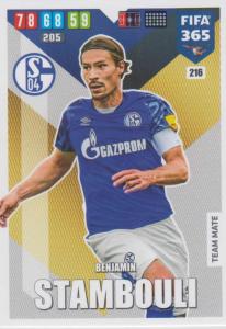 Adrenalyn XL FIFA 365 2020 - 216 Benjamin Stambouli  - FC Schalke 04 - Team Mate