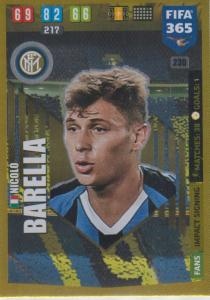 Adrenalyn XL FIFA 365 2020 - 230 Nicolo Barella  - FC Internazionale Milano - Impact Signing