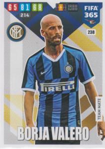 Adrenalyn XL FIFA 365 2020 - 238 Borja Valero  - FC Internazionale Milano - Team Mate