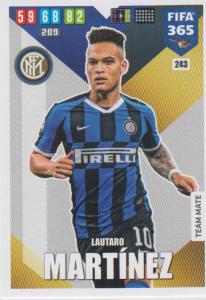 Adrenalyn XL FIFA 365 2020 - 243 Lautaro Martínez  - FC Internazionale Milano - Team Mate