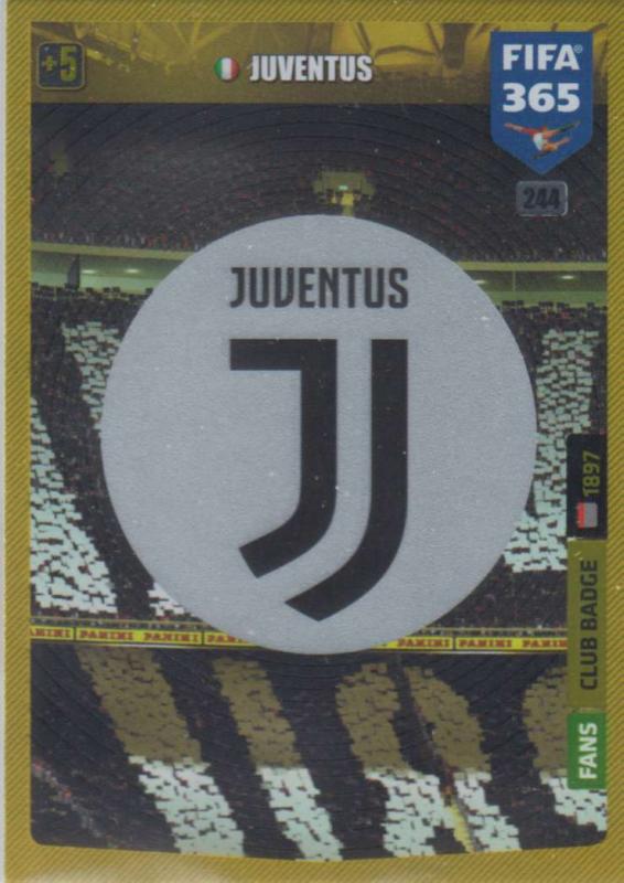 Adrenalyn XL FIFA 365 2020 - 244 Club Badge  - Juventus - Club Badge