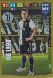 Adrenalyn XL FIFA 365 2020 - 249 Matthijs de Ligt  - Juventus - Wonder Kid
