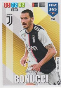 Adrenalyn XL FIFA 365 2020 - 251 Leonardo Bonucci  - Juventus - Team Mate