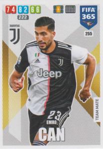 Adrenalyn XL FIFA 365 2020 - 255 Emre Can  - Juventus - Team Mate