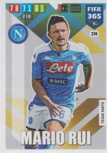 Adrenalyn XL FIFA 365 2020 - 274 Mário Rui  - SSC Napoli - Team Mate
