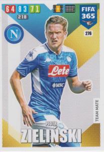 Adrenalyn XL FIFA 365 2020 - 276 Piotr Zieliński  - SSC Napoli - Team Mate
